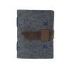 Distressed Brown Royal Blue Blank