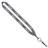 3/4" Polyester Lanyard with Metal Crimp & Swivel Snap Hook