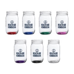 Pickled 16 oz Mason Jars Drinking Glass