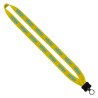 3/4" Cotton Lanyard with Plastic Clamshell & O-Ring