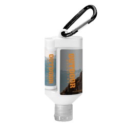 1.9 oz Duo Bottle SPF 30 Sunscreen + SPF 15 Lip Balm + Carabiner