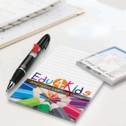 Custom Printed Post-it® Notes (4"x6") 50 Sheets/ 4 Color