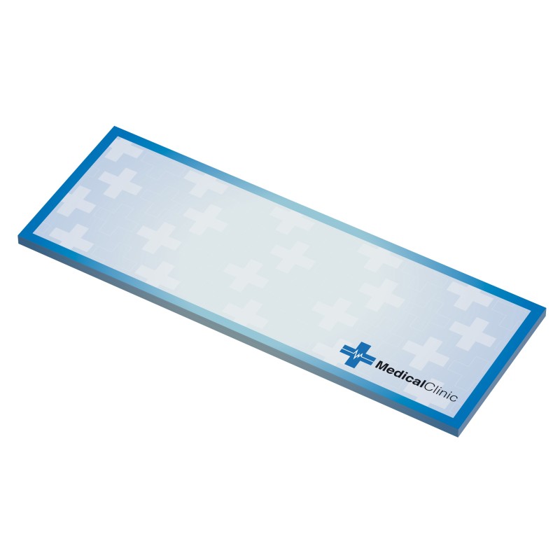Custom Printed Low Quantity Digital Post-it® Notes (8"x2 7/8") 50 Sheets/ 4 Color