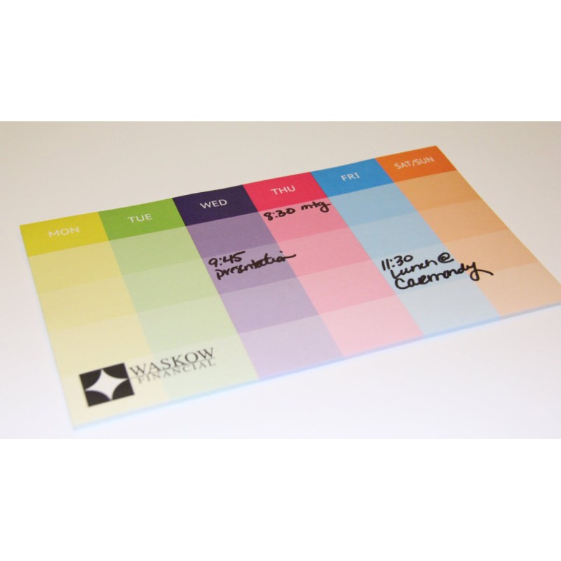 Post-it® Custom Printed Organizational Notes (6"x10") - 50 Sheets