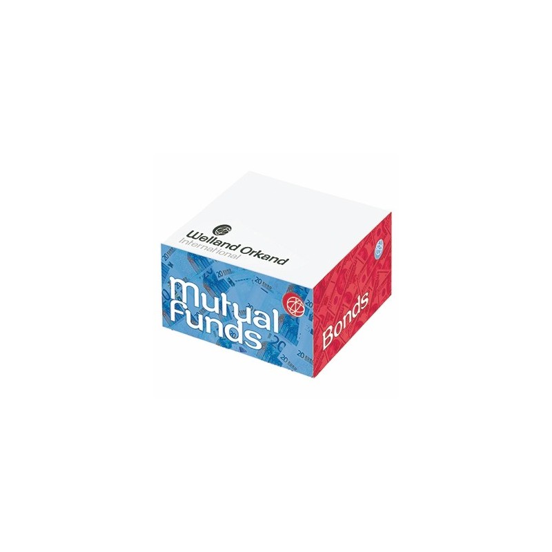 Post-it® Custom Printed Noted Half Cube (3 3/8"x3 3/8"x1 3/4")