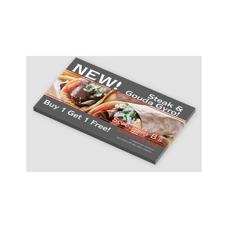 Custom Printed Post-it® Notes (5"x2 7/8") 25 Sheets/ 4 Color