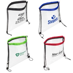 Clear Vinyl Bag with Drawstring