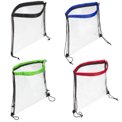 Clear Vinyl Bag with Drawstring