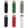 Cusano 22 oz Vacuum Insulated Stainless Steel Bottle with Bamboo Cap