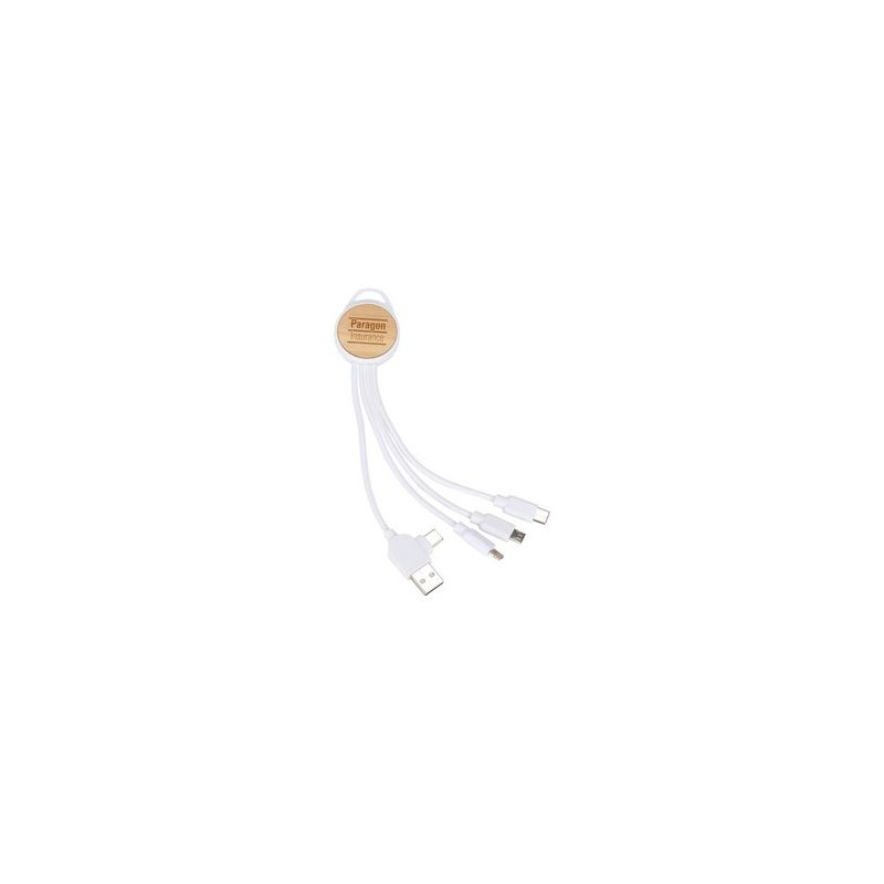 Bamboo 3-in-1 6" Charging Cable