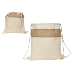 Savanna Jute & Recycled Cotton Drawstring Backpack