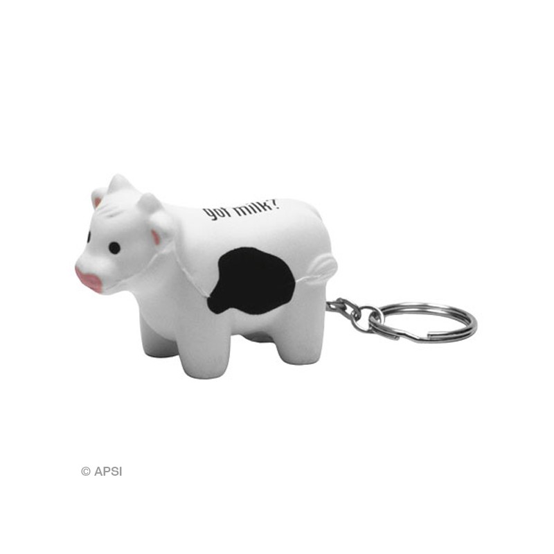 Milk Cow Stress Reliever Key Chain
