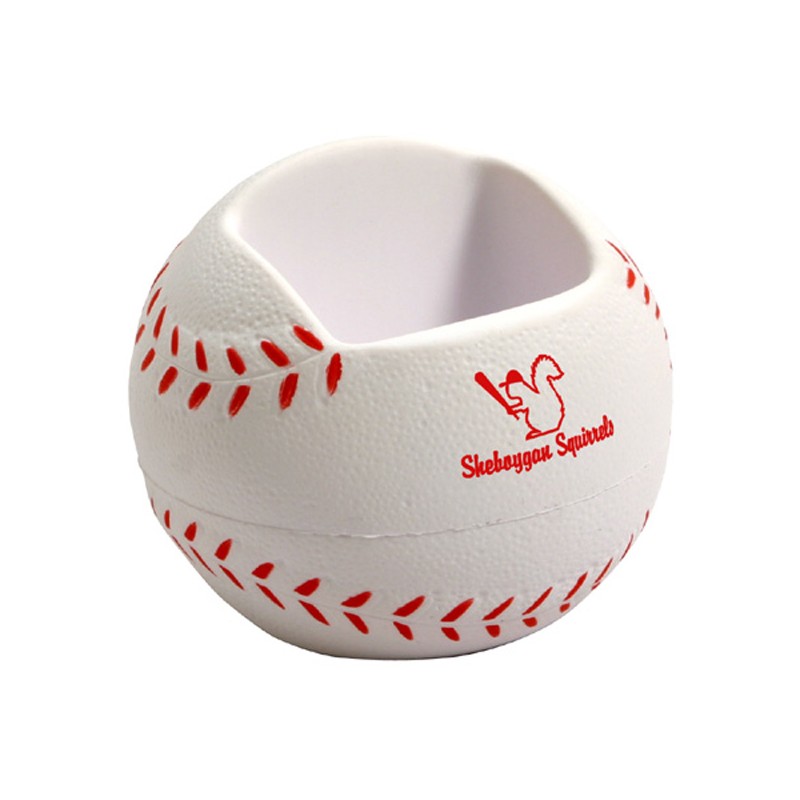 Baseball Stress Reliever Desktop Bin