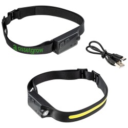 Best Buddy Tools® Comet 2-in-1 Rechargeable COB Lightbar & LED Headlamp with On/Off Sensor