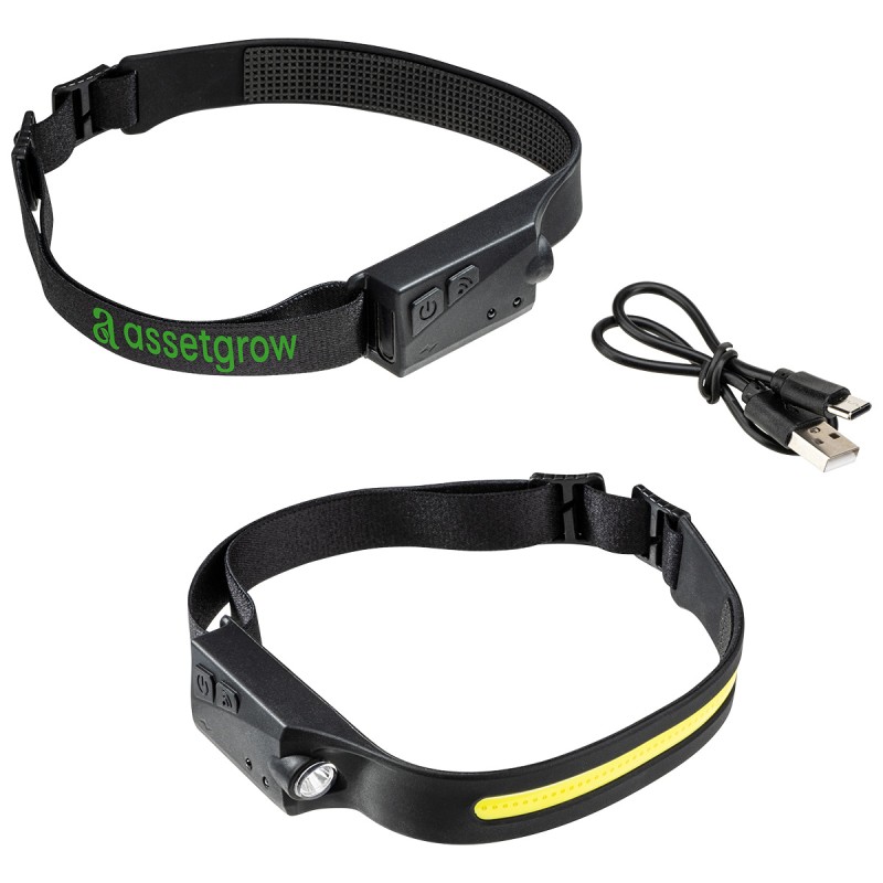 Best Buddy Tools® Comet 2-in-1 Rechargeable COB Lightbar & LED Headlamp with On/Off Sensor