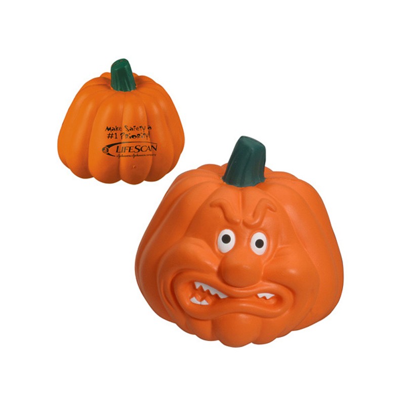 Pumpkin Stress Reliever Angry