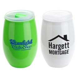 Vintage 16 oz Tritan® High Gloss Wine Glass with Lid