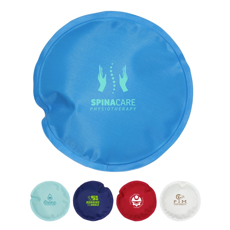 Round Nylon-Covered Hot/Cold Pack