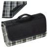 Plaid Barrel Fleece Picnic Blanket