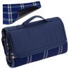 Plaid Barrel Fleece Picnic Blanket