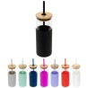 Stirling 18 oz Glass Tumbler with Silicone Sleeve & PP Straw