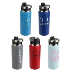 NAYAD® Traveler 26 oz Stainless Double-wall Bottle with Twist-Top Spout