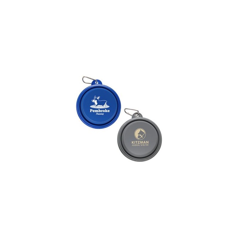 Feed 'N Go Collapsible Pet Bowl with Carabiner