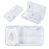Cache 4-Compartment Pill Box with Tablet Cutter