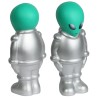 Silver/Green
