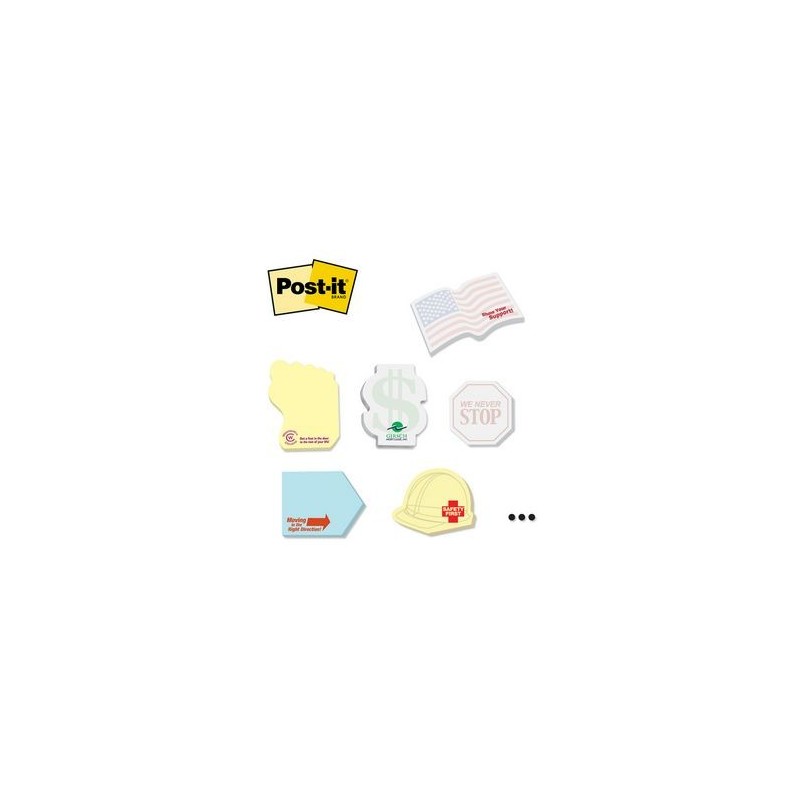 Post-it® Custom Printed Notes Shapes — Medium - 50 sheet