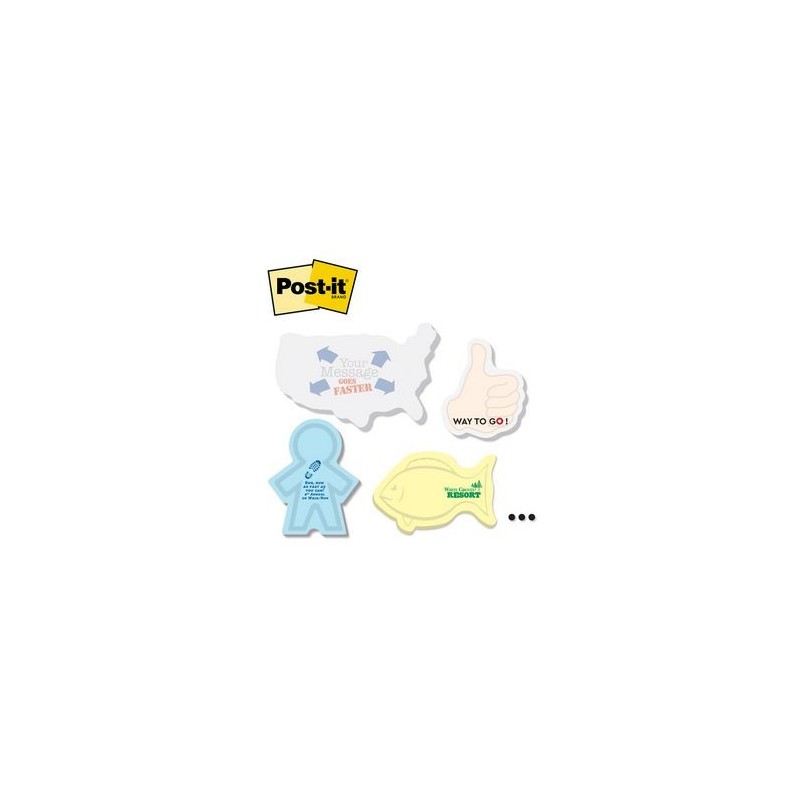 Post-it® Custom Printed Notes Shapes — X-Large - 25 Sheet