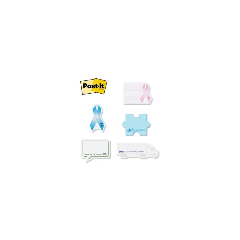 Post-it® Custom Printed Notes Shapes — Jumbo - 25 sheet