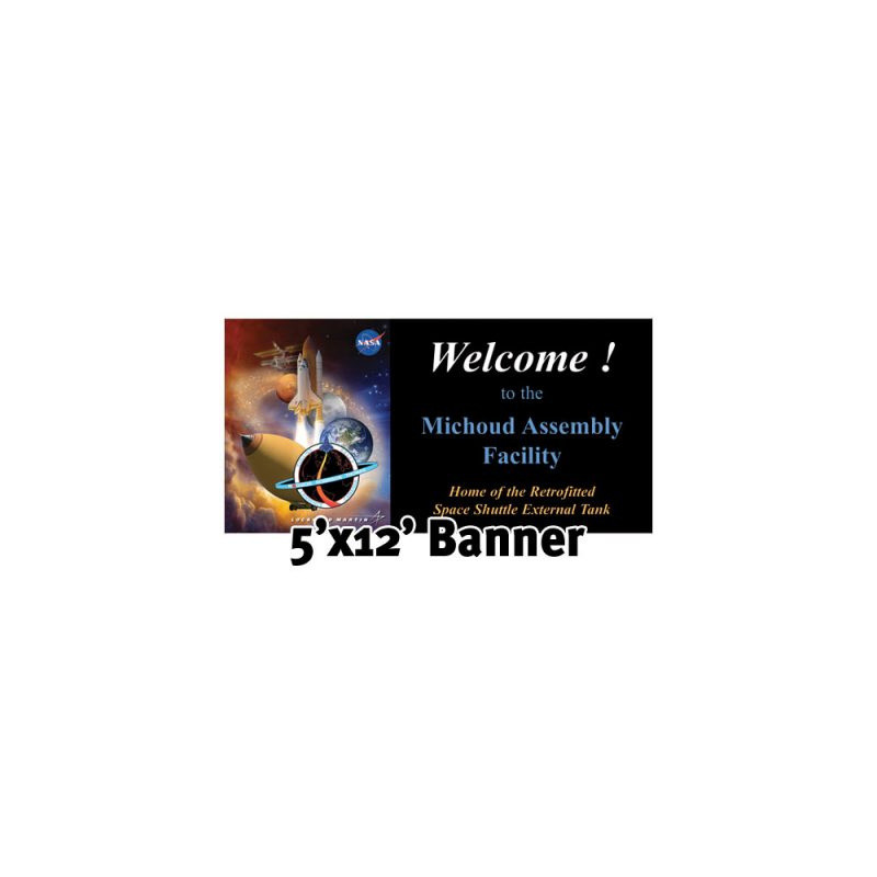 Custom Full Color Banner 5'x12'- 13 oz. Vinyl with grommets