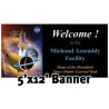 Custom Full Color Banner 5'x12'- 13 oz. Vinyl with grommets