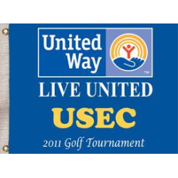 Rush 48 Hour 5'X8' Single Sided Flag w/ Webbing & Grommets