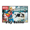 Custom Full Color Banner 2'x3'- 13 oz. Vinyl with grommets