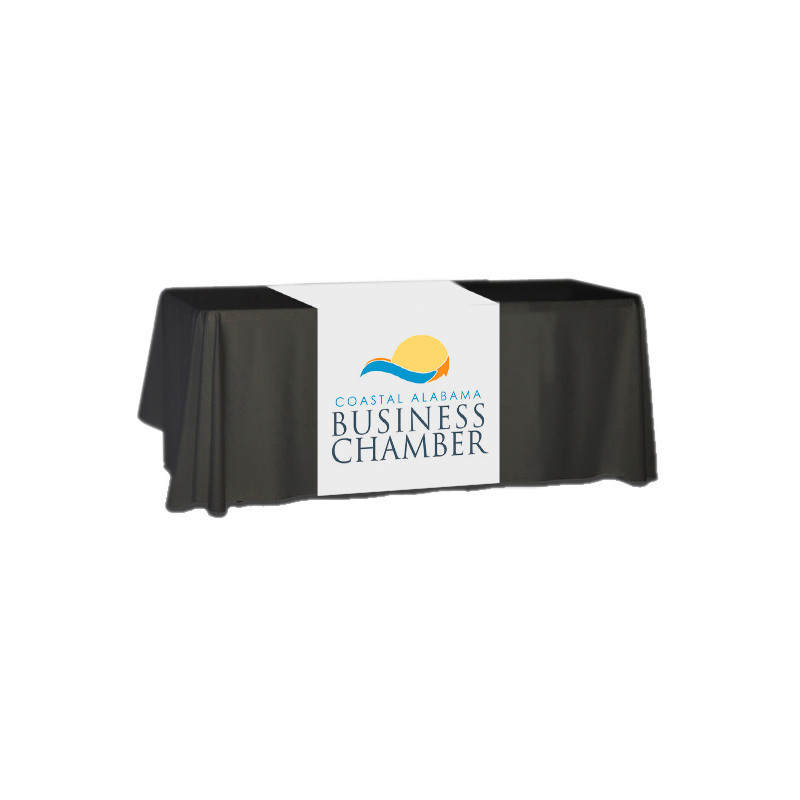 30" X 60" Full Color open back Table Runner