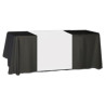 24" X 60" Full Color Open Back Table Runner