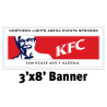 Custom Full Color Banner 3'x8'- 13 oz. Vinyl with grommets