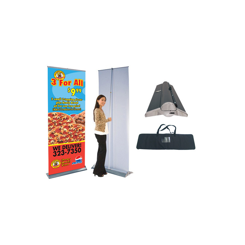 Orient 33 Retractable Banner Stand, 33" x 80"