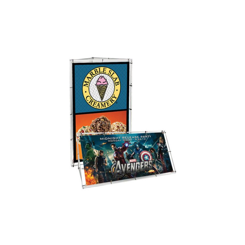 Monsoon Banner Stand w/ 2 Mesh Banners