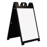 Black Standard Sandwich Board Display w/ 2 Sided Graphic