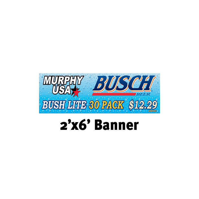 Custom Full Color Banner 2'x6'- 13 oz. Vinyl with grommets