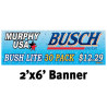 Custom Full Color Banner 2'x6'- 13 oz. Vinyl with grommets