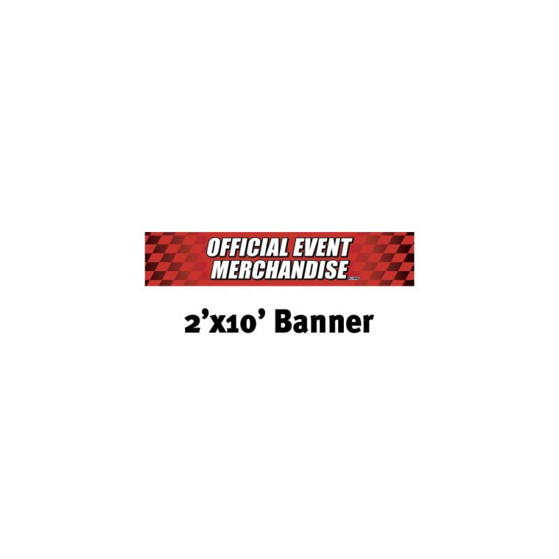 Mesh Vinyl Banner - 2'x10' w/grommets