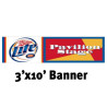 Custom Full Color Banner 3'x10'- 13 oz. Vinyl with grommets