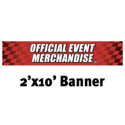 Custom Full Color Banner 2' x 10' - 13 oz. Vinyl with grommets