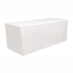 Sublimated PREMIUM Box Style Fitted Table Cloth, 4' Table, Premium Fabric, 4 sided, Closed back