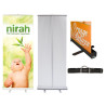 Econo Roll 24" Retractable Banner Stand w/ Graphic - 24"x80" RUSH