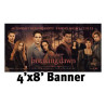 Mesh Vinyl Banner - 4'x8' w/grommets